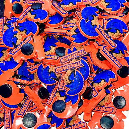 HBCU Shoe Charms - Virginia State University VSU Trojans & Morgan State University MSU
