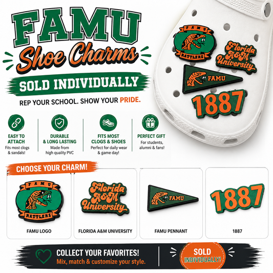 HBCU Florida A&M  (FAMU) Shoe Charm