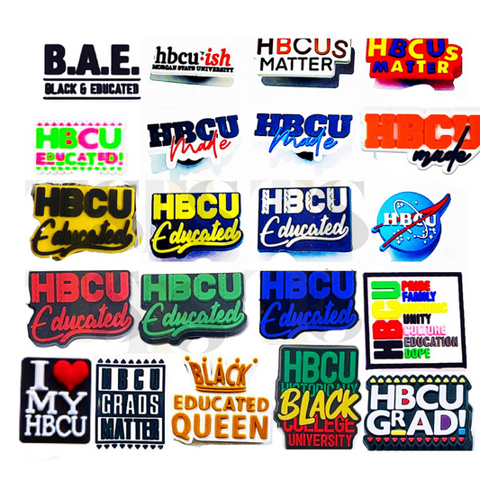 HBCU Shoe Charm | HBCU Phrases - HBCU Pride