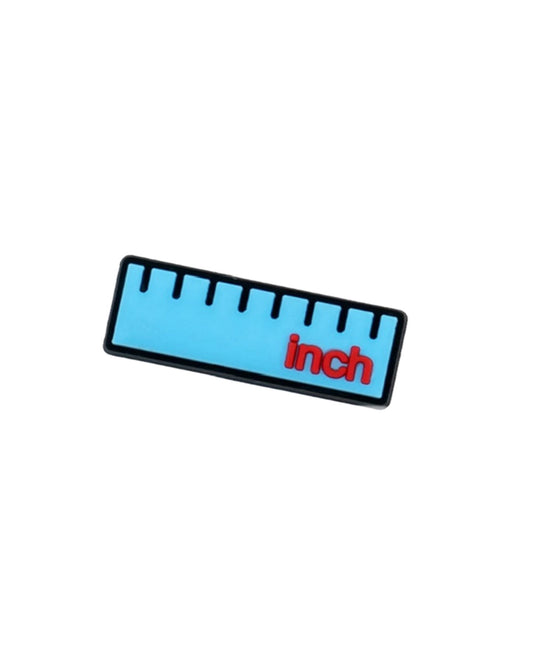 Blue Ruler Shoe Charm