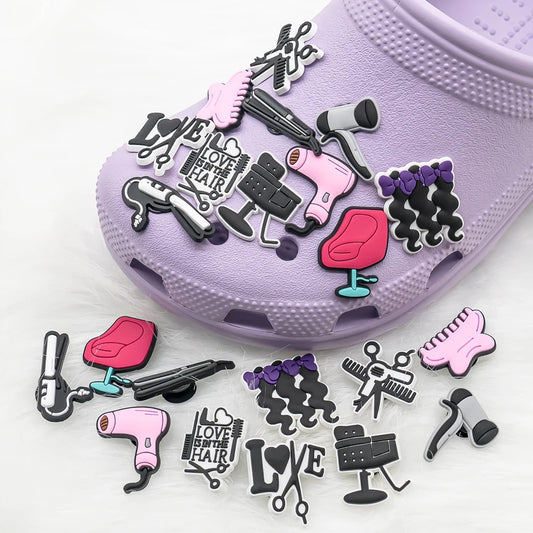 All Things Hair Related Shoe Charms