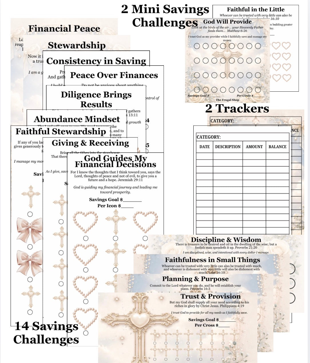 Faith-Based Savings Challenge Printable Bundle