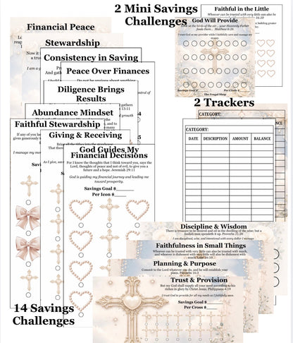 Faith-Based Savings Challenge Printable Bundle
