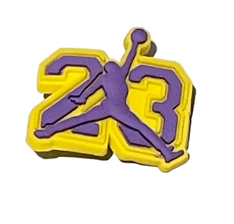 Legend Sports Leaders Jackie Robinson, Michael Jordan, Lebron James Shoe Charms