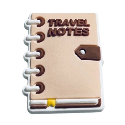 Travel Notes Notebook Shoe Charm