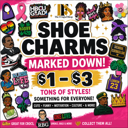 Mark Down Shoe Charms - Variety Styles