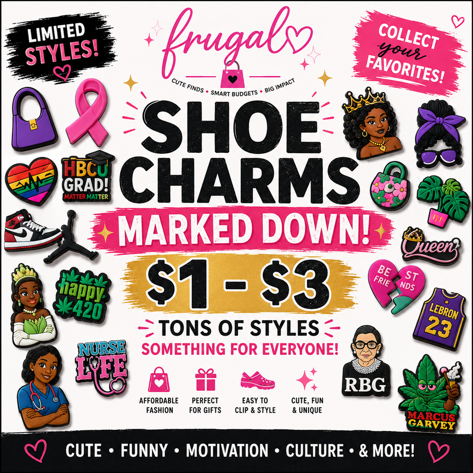 Marked Down Shoe Charms - Variety Styles