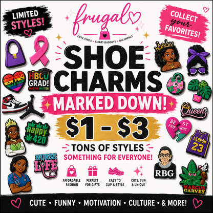 Marked Down Shoe Charms - Variety Styles