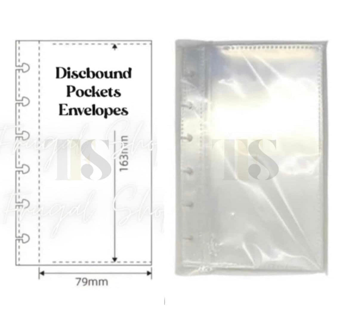 Discbound Transparent Pockets for our Discbound Systems (Black Smooth Cover & Croco Textured Style)