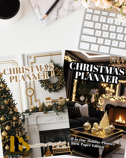 Christmas Party Budget Planner | Holiday Event Organizer | Gift & Expense Tracker + Savings Challenges