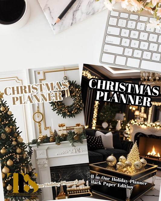 Christmas Party Budget Planner | Holiday Event Organizer | Gift & Expense Tracker + Savings Challenges