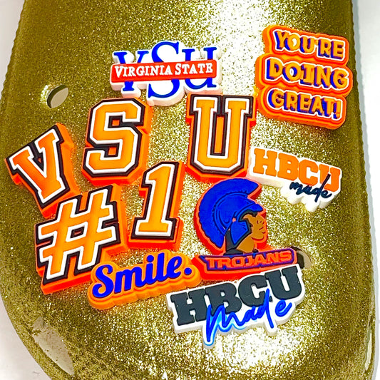 Virginia State University Shoe Charm