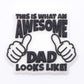 Father Dad Black King Shoe Charm