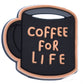 Coffee Shoe Charm