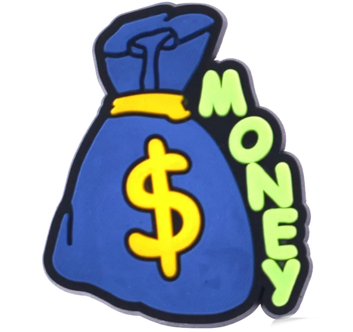 Money Bag Cash Shoe Charm