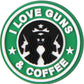 S Bux Coffee Shoe Charm