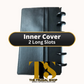 Black Leather Discbound Accessory Organizer