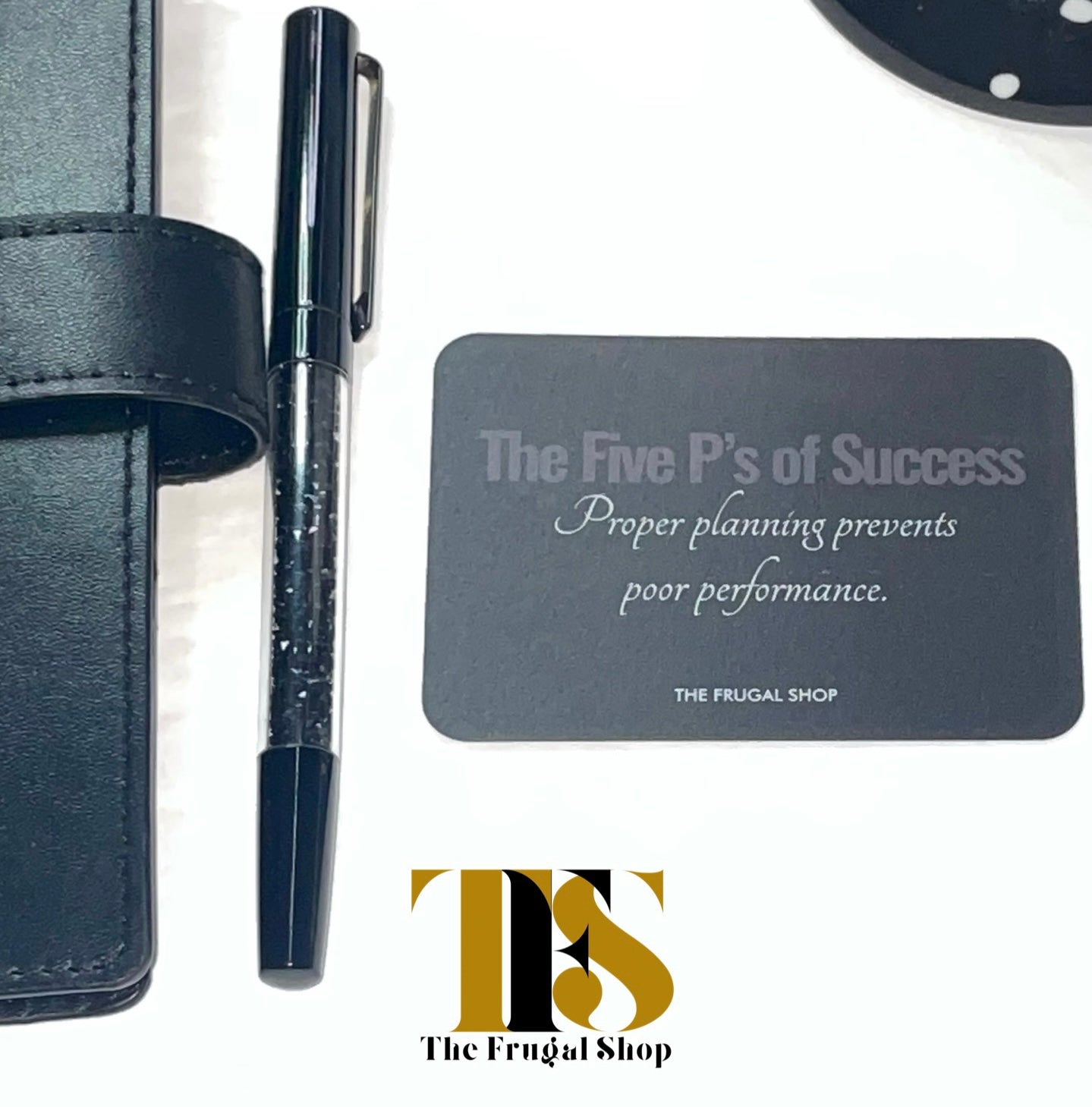Manifest It Success 5 Ps Double Sided Planner Card