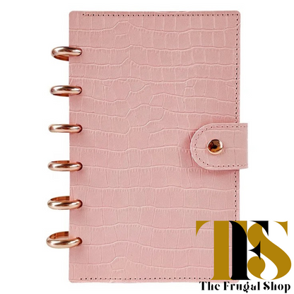 Cash Envelopes System | Organizer | Croco Textured & Smooth Discbound