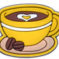 Coffee Shoe Charm