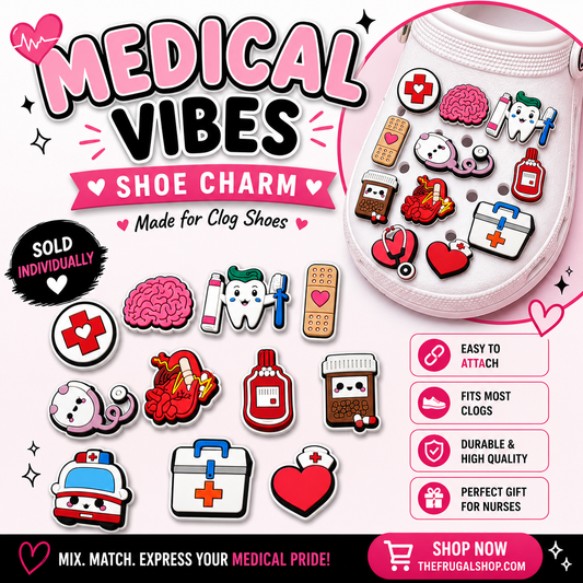 Medical Vibes Shoe Charm