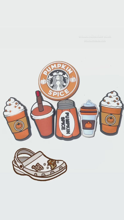 Pumpkin Spice Everything Nice Seasonal Shoe Charm