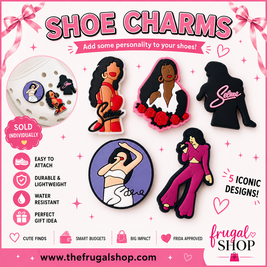 Singer Selena Shoe Charm
