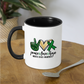 Peace Love Hope Mental Health Awareness Coffee Mug - white/black