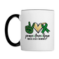 Peace Love Hope Mental Health Awareness Coffee Mug - white/black
