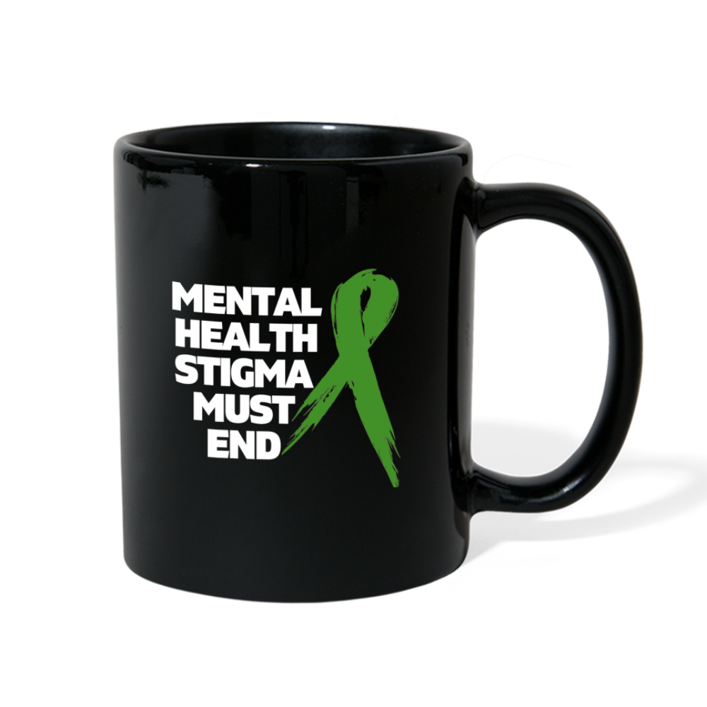 Mental Health End the Stigma Black Mug - black