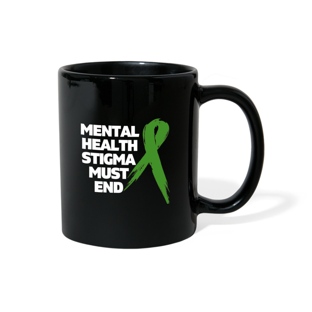 Mental Health End the Stigma Black Mug - black