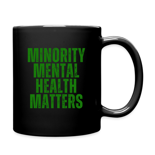 Minority Mental Health Matters Black Mug - black