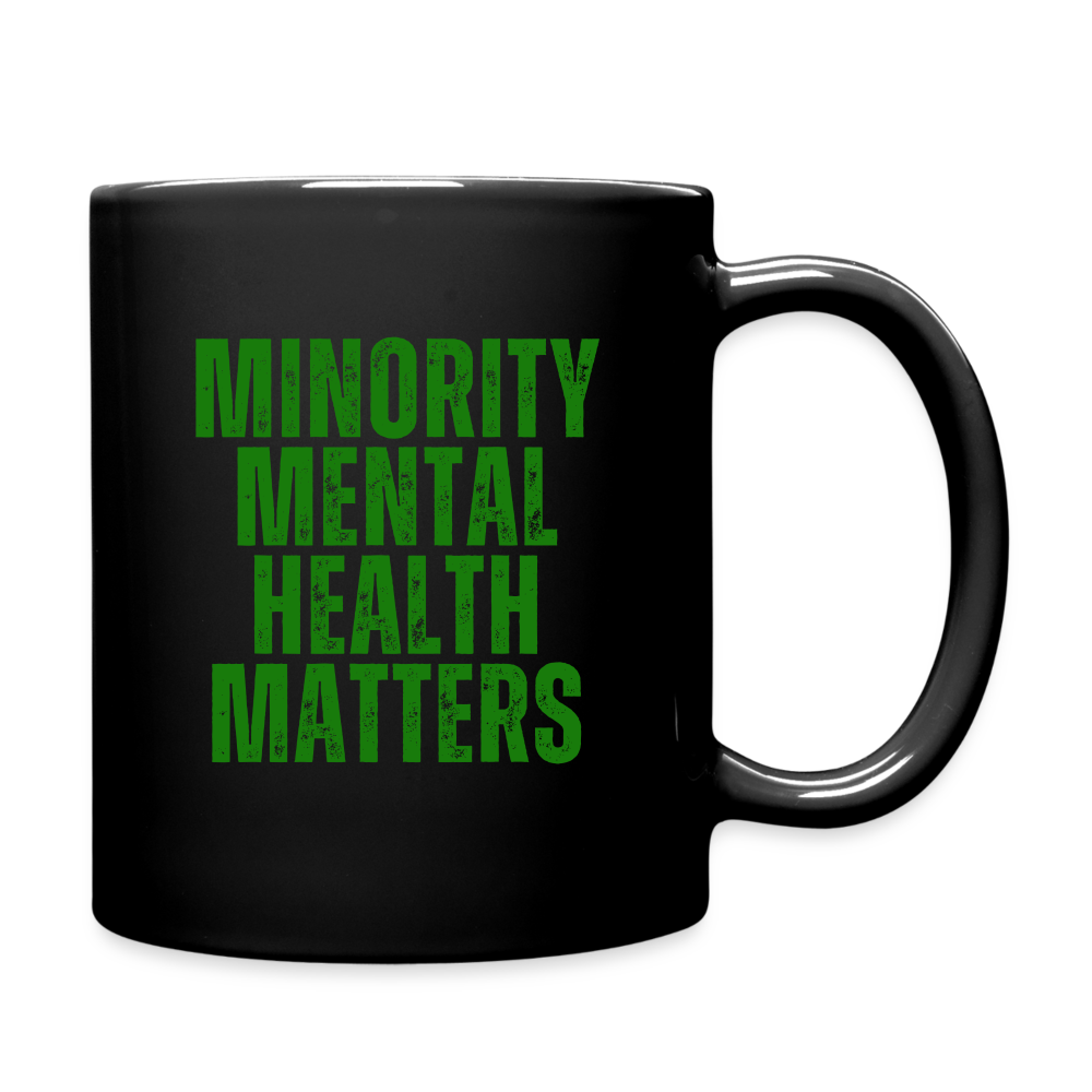 Minority Mental Health Matters Black Mug - black