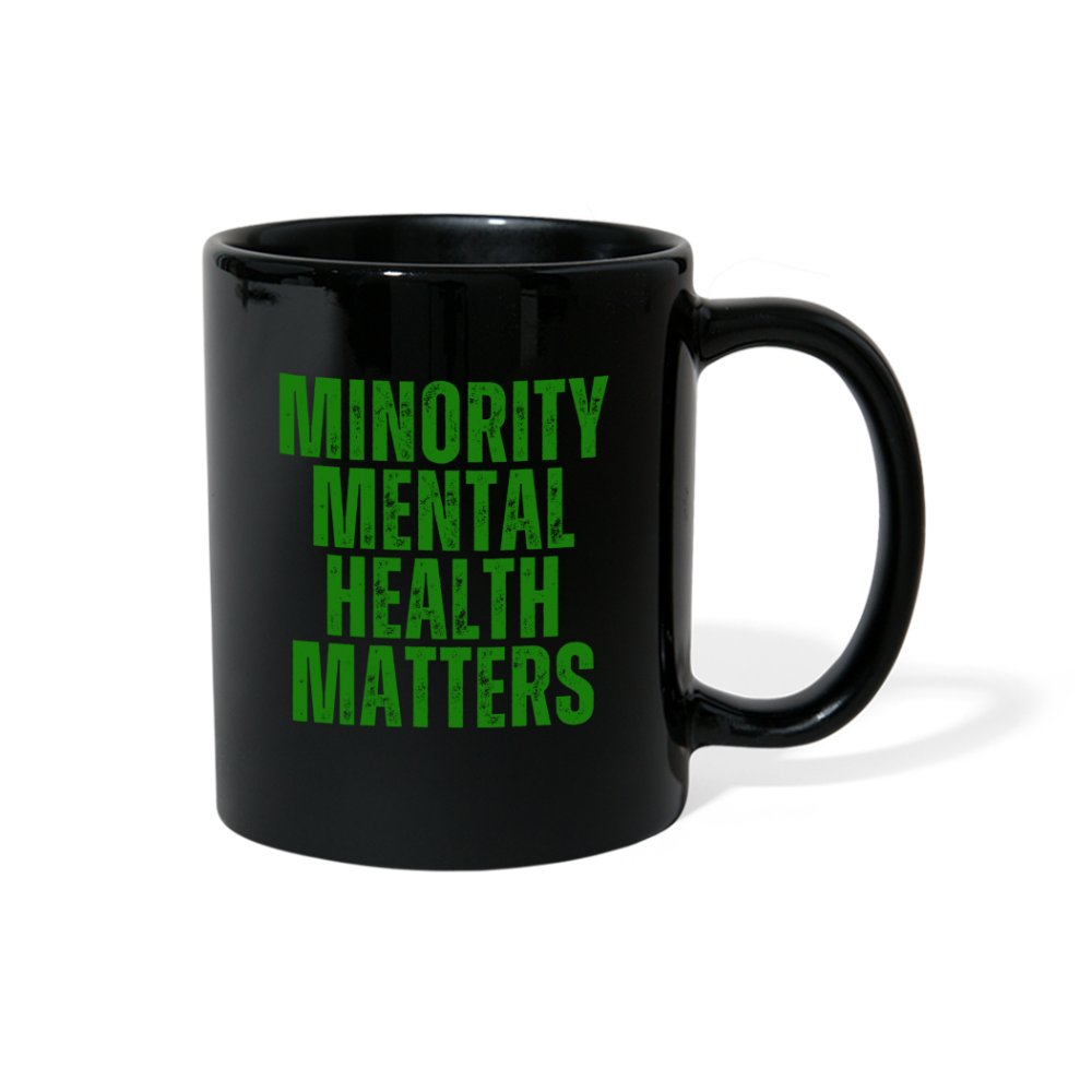 Minority Mental Health Matters Black Mug - black