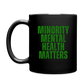 Minority Mental Health Matters Black Mug - black