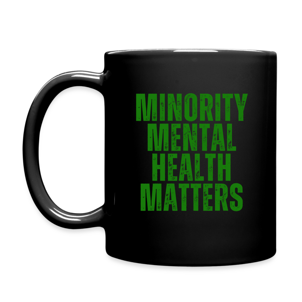 Minority Mental Health Matters Black Mug - black