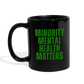 Minority Mental Health Matters Black Mug - black