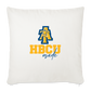 HBCU Made NC A&T University Throw Pillow Cover 18” x 18” - natural white