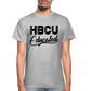 HBCU Educated Gildan Ultra Cotton Adult T-Shirt - heather gray
