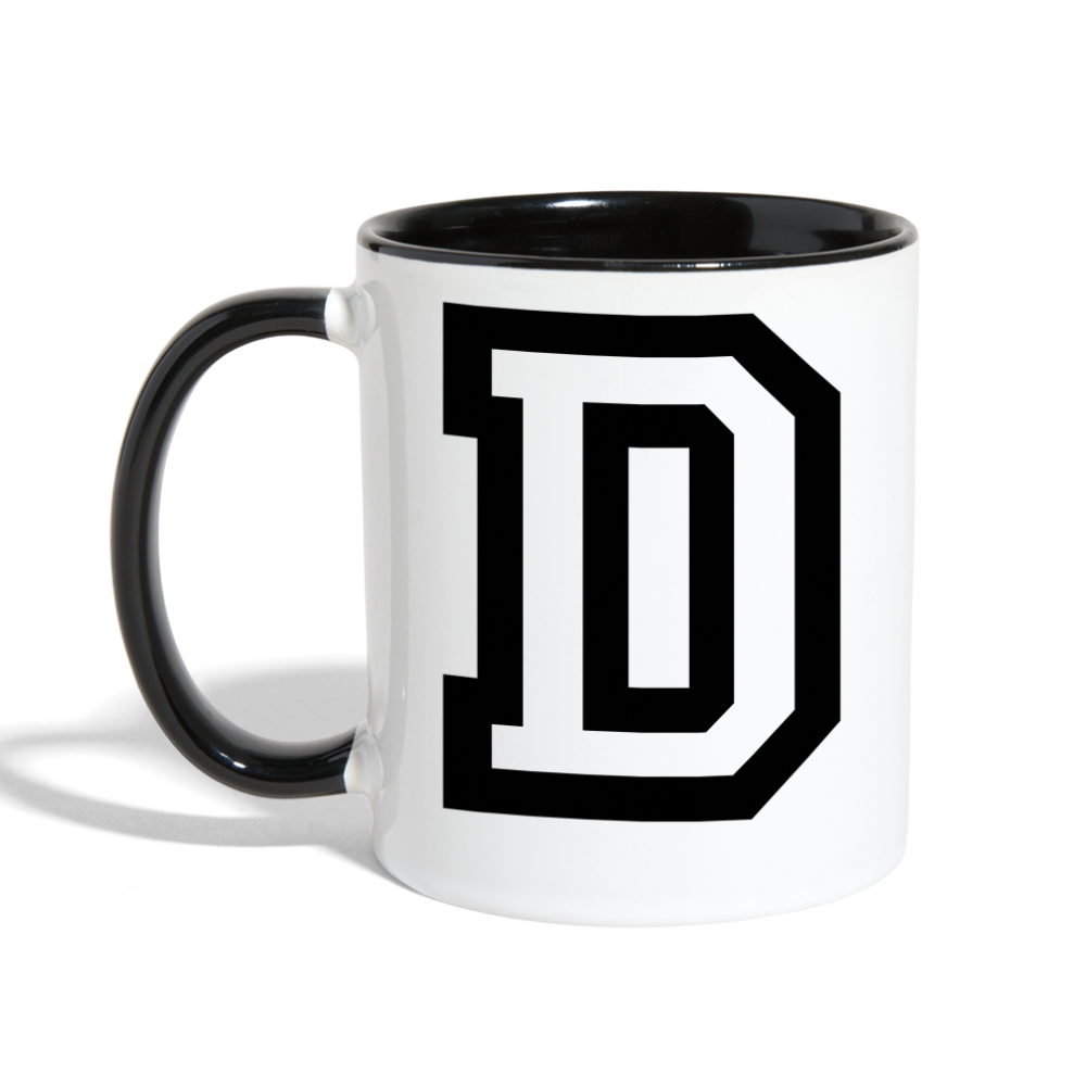 D Coffee Mug - white/black