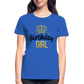 Birthday Girl Gildan Ultra Cotton Ladies T-Shirt - royal blue