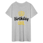 Birthday Girl Gildan Ultra Cotton Ladies T-Shirt - heather gray