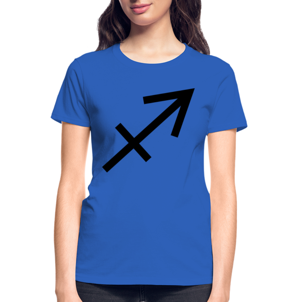 Sagittarius Gildan Ultra Cotton Ladies T-Shirt - royal blue