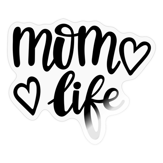 Mom Life Sticker - transparent glossy
