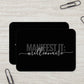 Manifest It Millionaire Double Sided Planner Card