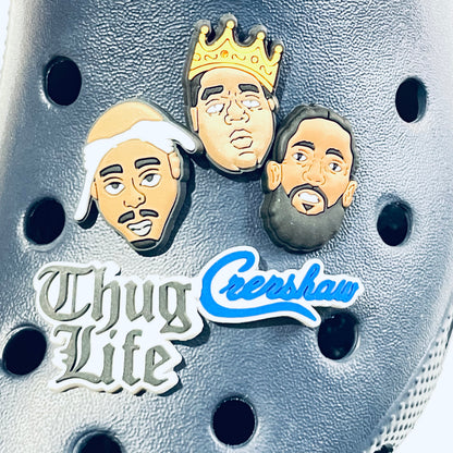 Hip Hop Rap Shoe Charms