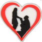 Couple Love Shoe Charm