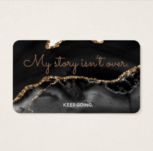My Story Isn’t Over Planner Card