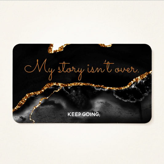 My Story Isn’t Over Planner Card