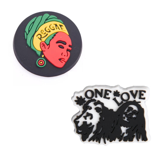Reggae Queen Bob Marley One Love Shoe Charm